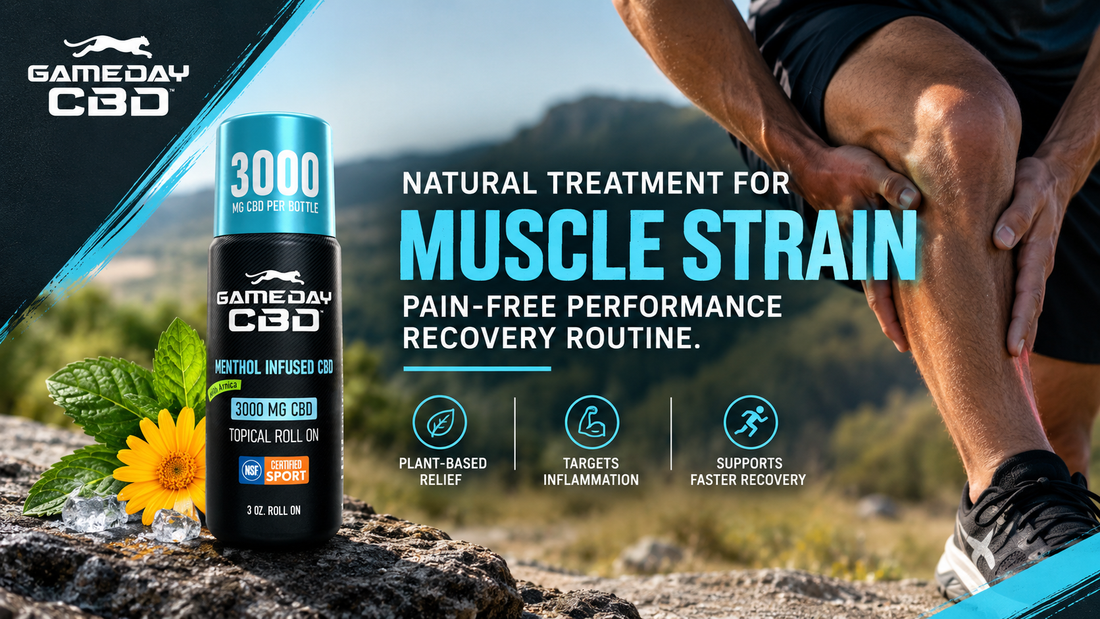 CBD roll-on for muscle strain