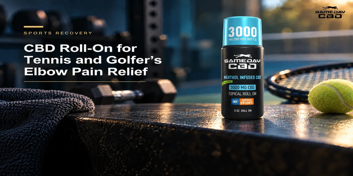 CBD Roll-On for Tennis and Golfer's Elbow Pain Relief