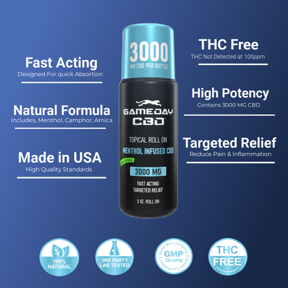 3000 MG CBD Roll-on For Muscle & Joints